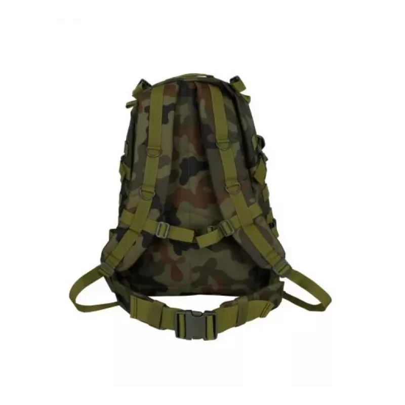 Takiskā mugursoma GFC GFT 3-Day Assault Pack wz.93 Forest Panther — 20 L, neilons, krūšu siksna, jostasvieta