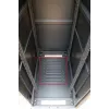 Brīvi stāvošs statīvs Extralink 42U 800X800 STĀVOŠS RACK SKAPIS MELNS 1400 kg ietilpība