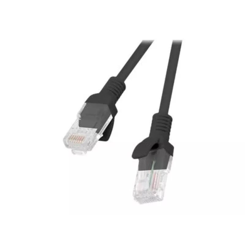 Tīkla kabelis LANBERG PCU5-10CC-0200-BK RJ-45 Cat5e U/UTP 2 m Melns