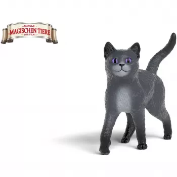 Schleich Karajan the tomcat rotaļu figūriņa no Burvju dzīvnieku skolas sērijas, kolekcionējama figūriņa