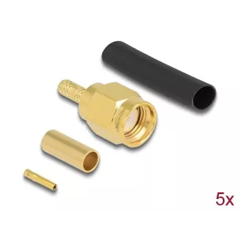 RP-SMA spraudnis DeLOCK 90042 gofrēšanai RG-174 RG-316