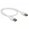 USB kabelis USB 2.0 DeLOCK 85192 0,5 m balts