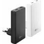 Goobay USB-C PD GaN Dual-Fast Charger 90° Flat 65 W Balts - 2x -Ports (75726)