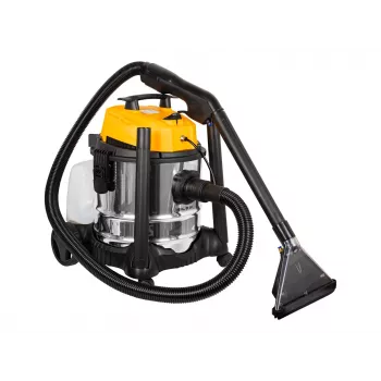 Ride-on mazgājamais putekļsūcējs BLOW WDC2300 — netīrais ūdens 25 L, tīrais ūdens 4.5 L, 1.5 m šļūtene, 6 m vads, 7.35 kg