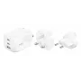 Sienas lādētājs Belkin BOOSTCHARGE 100W 2C1A WCH016HQWH ar maināmu spraudni