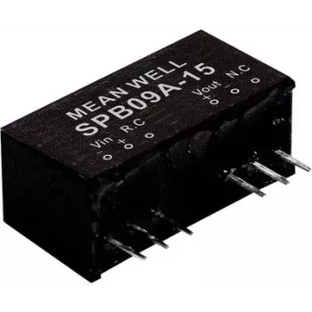 Barošanas adapteris/invertors mean well SPB09A-12, 9 W, 12 V, 0,75 A