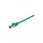 Wentronic Goobay CAT 6a komutācijas kabelis, S/FTP (PiMF), zaļš, 3 m - LSZH bez halogēna, varš (93783)