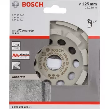 Slīpēšanas disks Bosch Best for Concrete dimanta slīpgalviņas