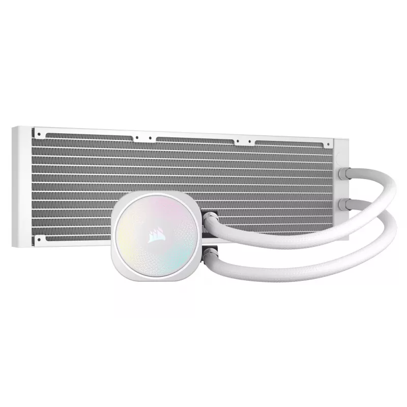 Viss vienā šķidruma dzesētājs Corsair NAUTILUS 360 RS ARGB 1700 RPM Balts