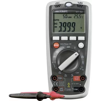 Voltcraft rokas digitālais multimetrs MT-52 vides mērīšanas funkcija CAT III 600 V Displejs (skaitījumi): 4000 (MT52)