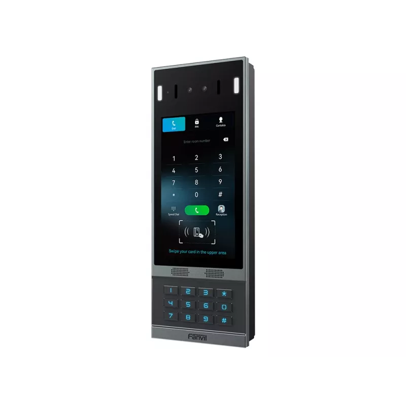 Fanvil i67 video domofona sistēma 2 MP 17,8 cm (7 inch) Melna, Pelēka