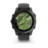 Garmin Fenix E 3.3 cm (1.3) AMOLED 47 mm Digital 416 x 416 pikseļi Skārienekrāns Melns Wi-Fi GPS (satelīts)