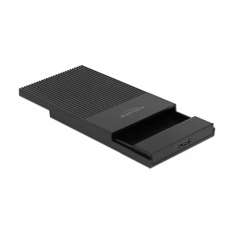 HDD/SSD korpuss DeLOCK 42011 Melns 2.5 collu SATA III 5 Gbit/s