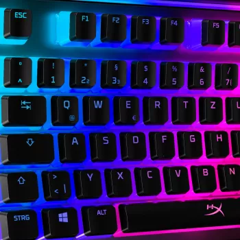 HyperX Pudding taustiņu vāciņi - Pilns taustiņu komplekts - ABS - Melns (DE izkārtojums) - Tastatūras taustiņu vāciņš - ABS - Melns
