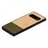 Viedtālruņa maciņš man and wood Galaxy S10 — bambusa mežs melns