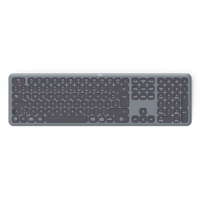 Daudzaparatūras tastatūras un peles komplekts melns