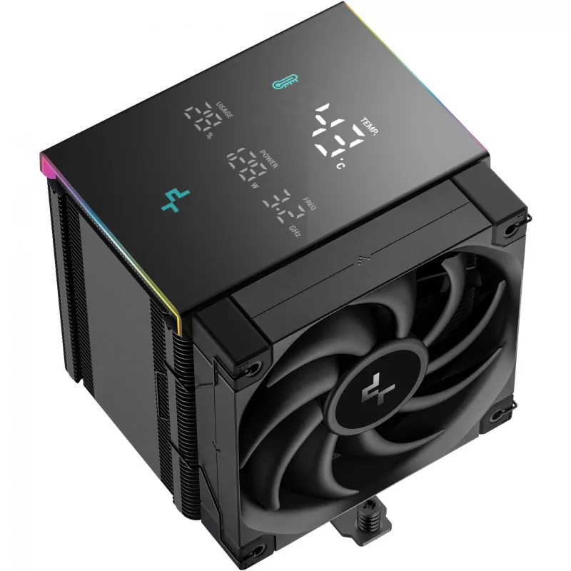 Gaisa dzesētājs DeepCool AK500 Digital Pro 12 cm Melns Fluid Dynamic Bearing