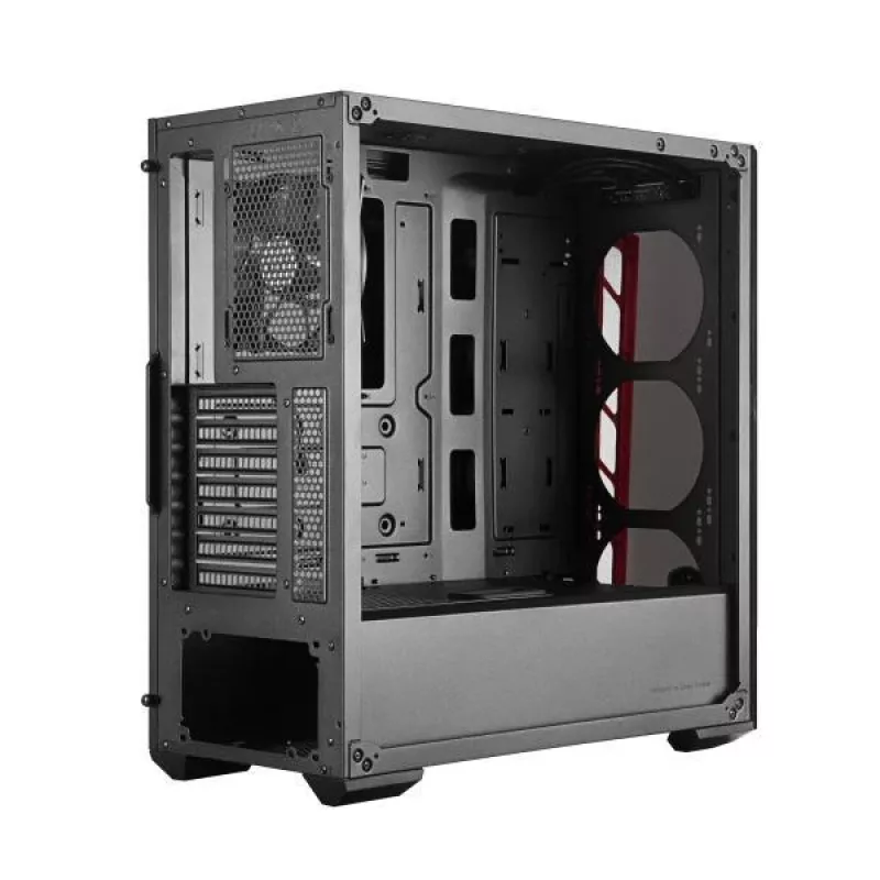 Cooler Master MB520-KGNN-S01 MasterBox 520 Black, ATX, Midi-Tower, caurspīdīgs sānu panelis no malas līdz malai