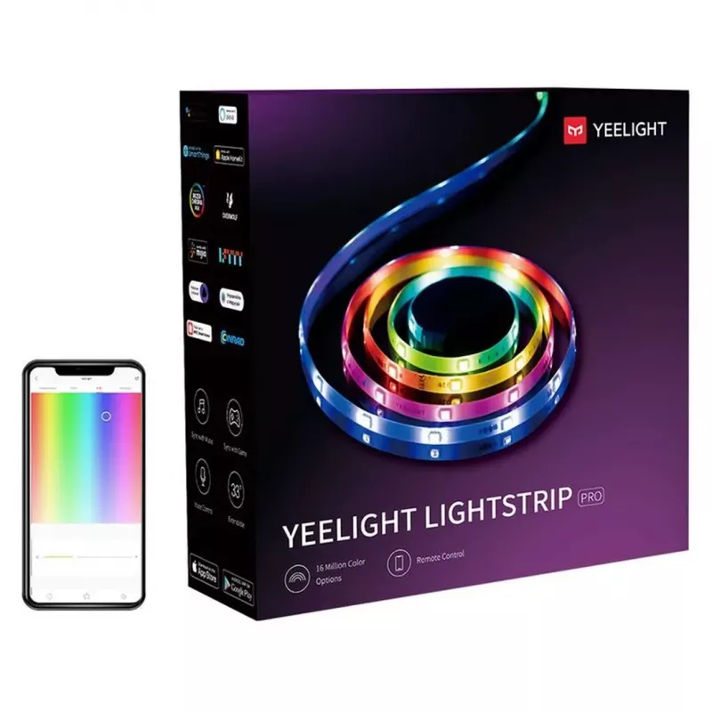 Viedā LED lente Yeelight LED Light Strip Pro Wi-Fi balta