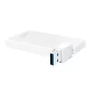 USB3.0 4-portu centrmezgls, sudraba