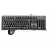 A4Tech KM-72620D - Tastatūras un peles komplekts - USB - US - Melns