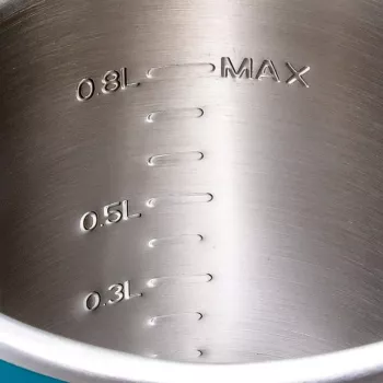 Makita KT001GZ elektriskā tējkanna 0,8 L Melna, Zila