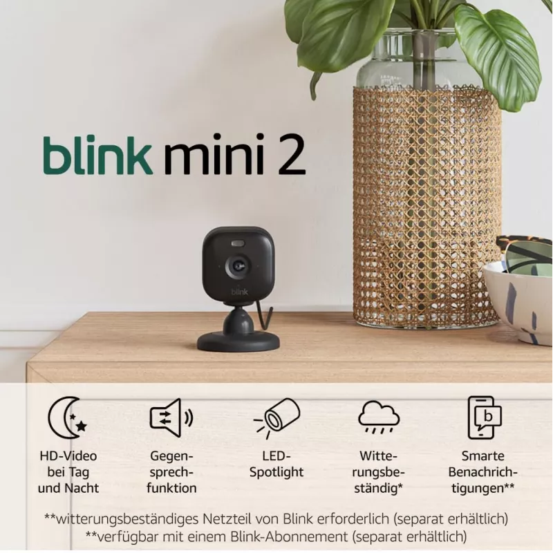 IP drošības kamera Amazon Blink Mini 2 1080p