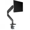 Monitora kronšteins DIGITUS Single, skava, līdz 49 collām (124,5 cm), 20 kg, VESA 75x75–100x100, slīpums -20° līdz 50°, augstumā regulējams, melns