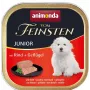 Mitrā suņu barība animonda Vom Feinsten Junior Beef & Poultry paplāte 150 g — augšanai, olbaltumvielas 11%, tauki 7%