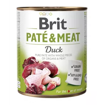 BRIT Paté & Meat ar pīli - mitrā suņu barība - 800g