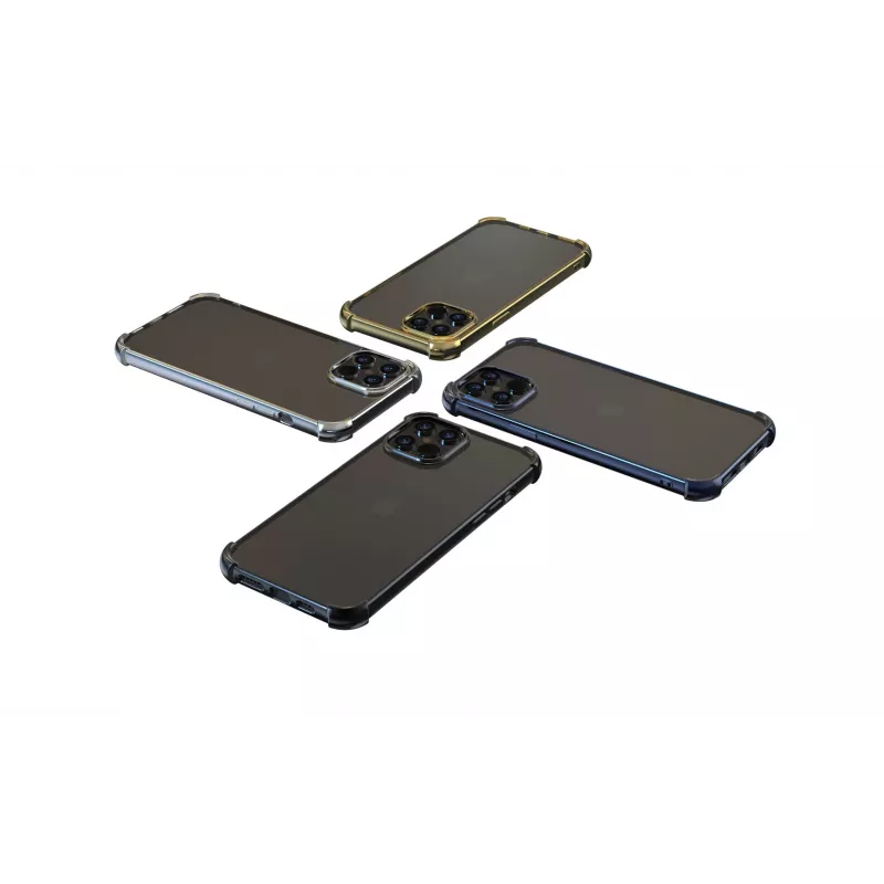 Aizsargājošs mīkstais vāciņš Devia iPhone 12 Pro Max — triecienizturīgs, zelts