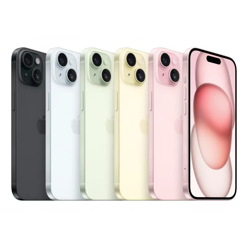 Apple iPhone 15 15,5 cm (6.1) Dual SIM iOS 17 5G USB Type-C 128 GB zila