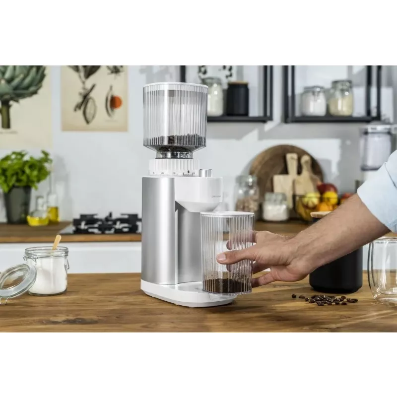 Graudu dzirnaviņas ZWILLING Enfinigy 135 W sudrabaini balta