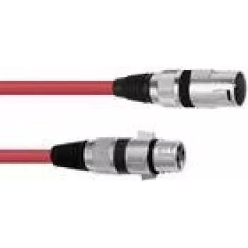 Audio kabelis Omnitronic 30220899 1 m XLR 3-pin sarkans
