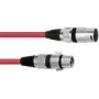 Audio kabelis Omnitronic 30220899 1 m XLR 3-pin sarkans