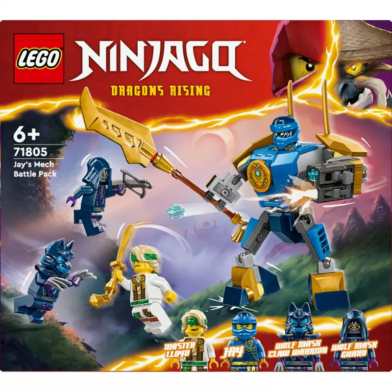 LEGO NINJAGO 71805 JAY'S MECH BATTLE PACK
