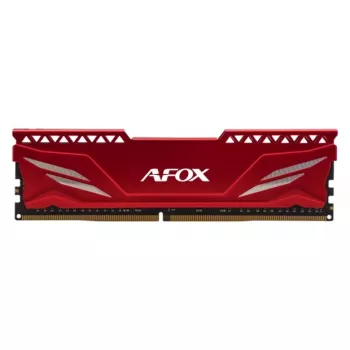 Galda DDR4 operatīvā atmiņa AFOX 16GB 3200MHz CL16 1x16GB 1,35V bezbuferizēta sarkana
