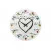 NeXtime klok 8030 Loving You, Ø43 cm, sienas, balts/daudzkrāsains