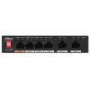 Dahua Technology PFS3006-4ET-60 Nepārvaldīts L2 Fast Ethernet (10/100) ar strāvas padevi caur Ethernet (PoE) Melns