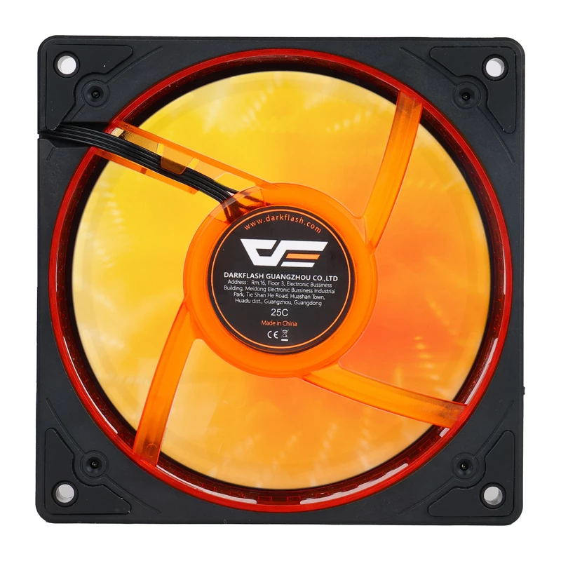 Darkflash DE8 dzesēšanas ventilators (melns)
