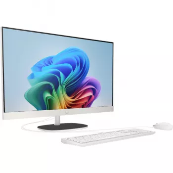 AIO HP 24-ct2450ng 23,8 FHD Ryzen AI 5 340 16GB/1TB SSD Win11 BX8Y9EA#ABD Balts - Tastatūras izkārtojums var būt vācu
