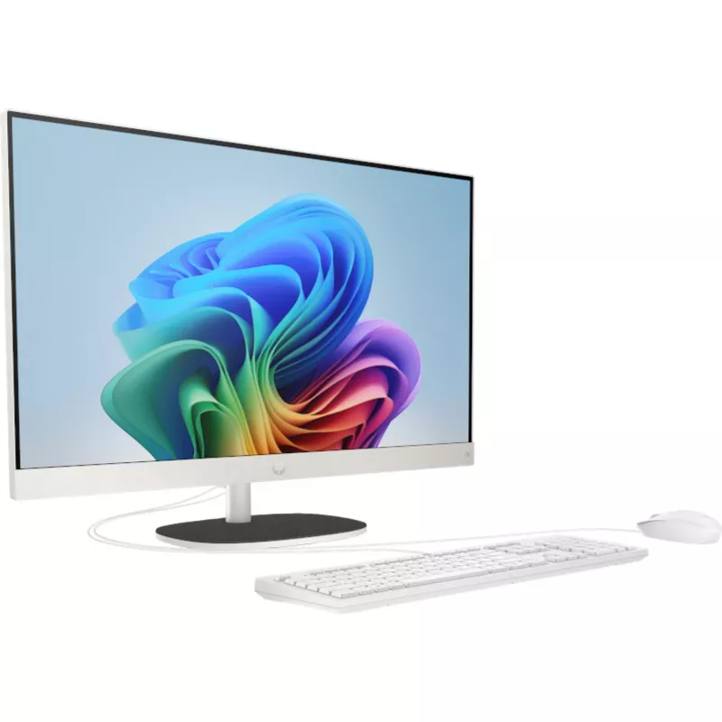 AIO HP 24-ct2450ng 23,8 FHD Ryzen AI 5 340 16GB/1TB SSD Win11 BX8Y9EA#ABD Balts - Tastatūras izkārtojums var būt vācu