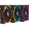 ALPENFÖHN Wing Boost 3 120mm ARGB korpusa ventilatori, 3 gab. iepakojumā, melni