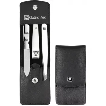 ZWILLING 97435-004-0 manikīra/pedikīra komplekts melnā futlārī