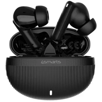 Austiņas 4smarts SkyBuds Pro ANC True Wireless Stereo Bluetooth Melnas