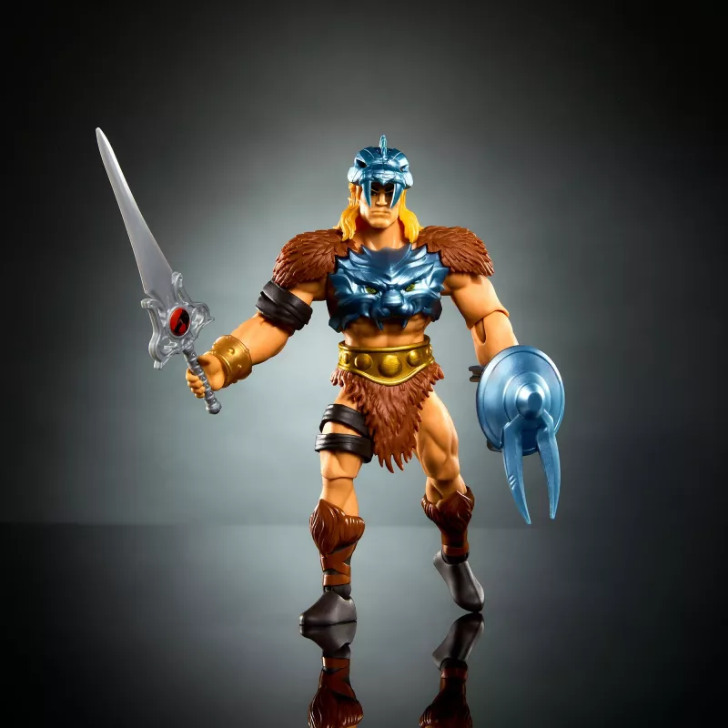 MATTEL Masters of the Universe Origins Thundercats He-Man JFW98 darbības figūra, kolekcionējama rotaļu figūra