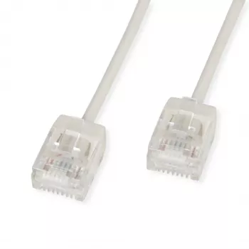 ROLINE UTP komutācijas kabelis Cat.6A īpaši īss RJ45 pelēks 3m - tīkls - UTP (21.15.4403)
