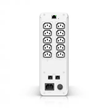 Ubiquiti UPS-TOWER-EU Unifi vadāmais 1 kVA nepārtrauktās barošanas avots ar 10 programmatūras atiestatāmām kontaktligzdām