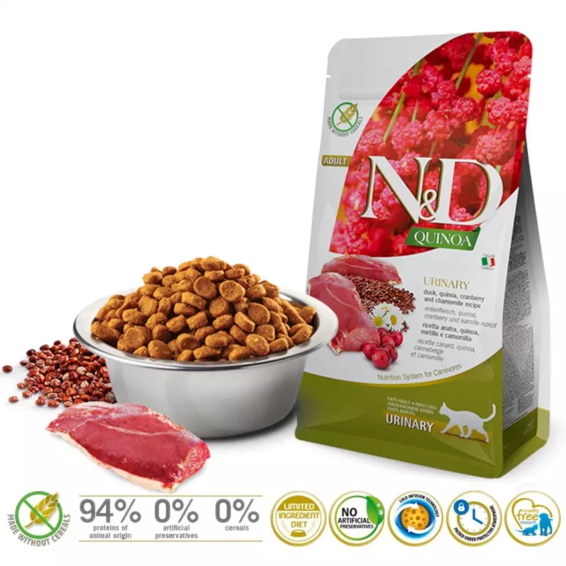 Farmina N&D Cat Quinoa Urinary Duck 5 KG