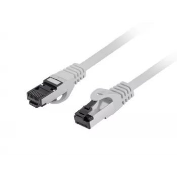 Tīkla ielāpu vads LANBERG PCF8-10CU-0025-S Cat8.1 S/FTP (S-STP) RJ-45 — 0,25 m, pelēks